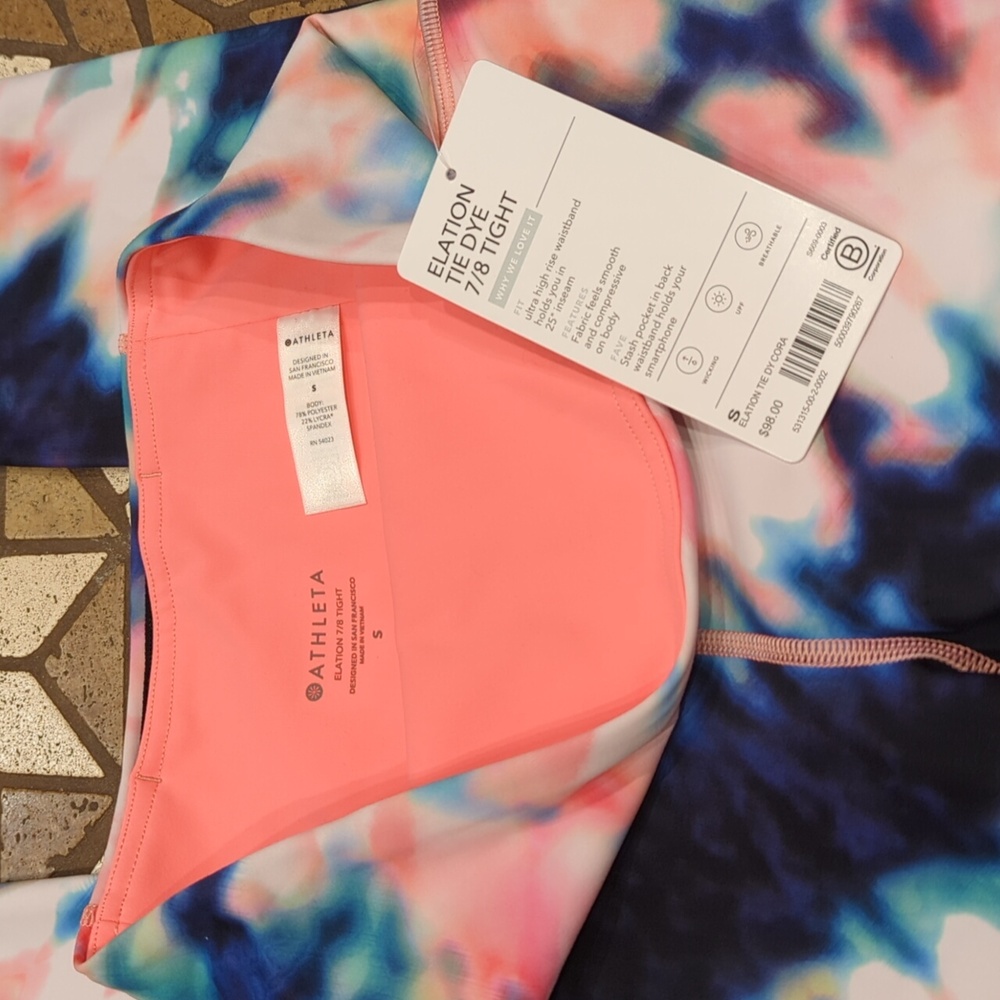 NWT S Athleta Elation Tights - Picture 2 of 7